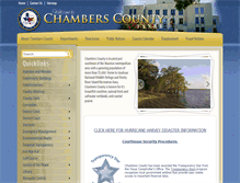 Tablet Screenshot of co.chambers.tx.us